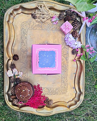 1 Cupcake Dark Pink (Foil)