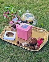 1 Cupcake Dark Pink (Foil)