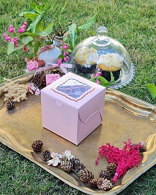 1 Cupcake Light Pink (Foil)