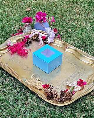 1-piece-plain-blue-gift-box-for-brownies-box-bazaar