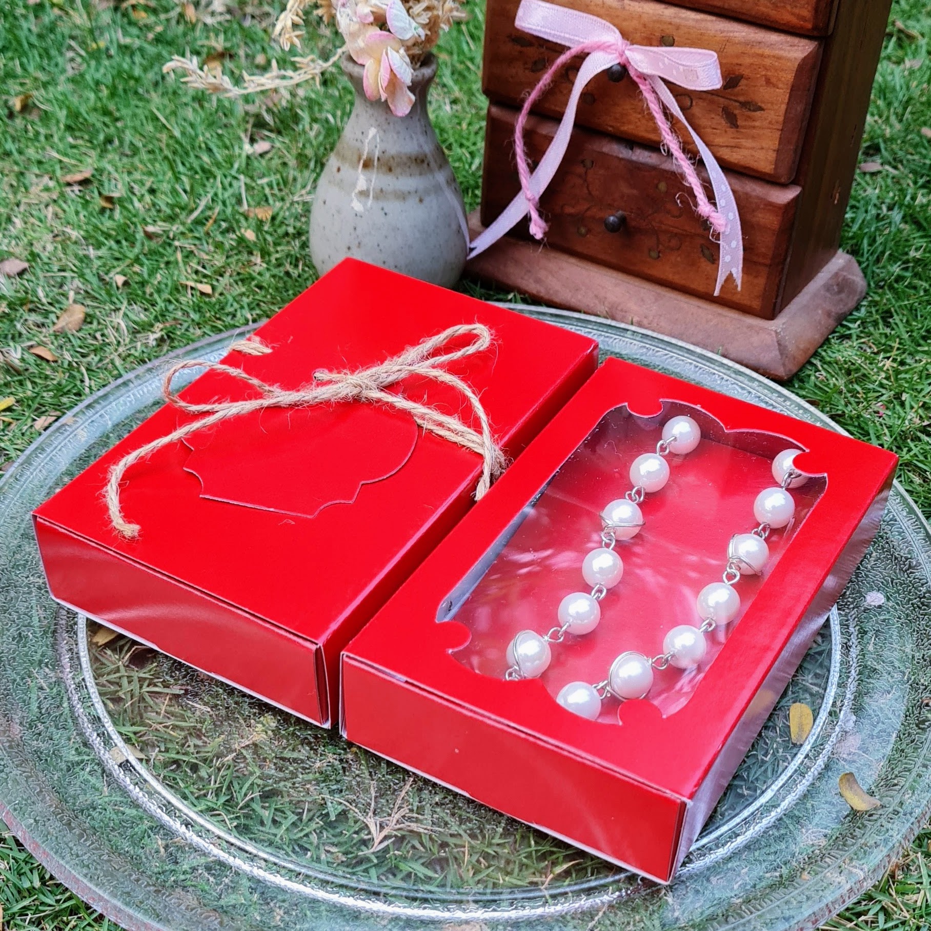 Jewellery 5x3x1 (Window) Red