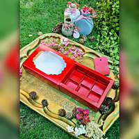 6-Cavity Window Box (Red) 6-Cavity Window Box (Red)