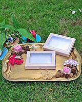 12 Tealights Beige (Foil)