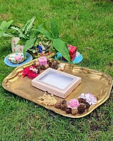 12 Tealights Beige (Foil)