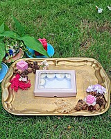 12 Tealights Beige (Foil)