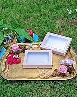 12 Tealights Beige (Simple)