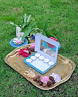 12 Tealights Blue (Simple)