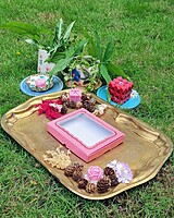 12 Tealights Dark Pink (Foil)
