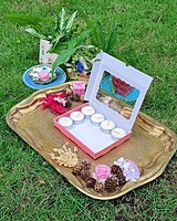 12 Tealights Dark Pink (Foil)
