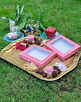12 Tealights Dark Pink (Foil)