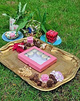 12 Tealights Dark Pink (Simple)