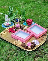 12 Tealights Dark Pink (Simple)