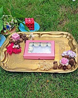 12 Tealights Dark Pink (Simple)