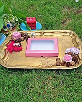 12 Tealights Dark Pink (Simple)