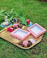 12 Tealights Light Pink (Foil)