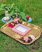 12 Tealights Light Pink (Foil)