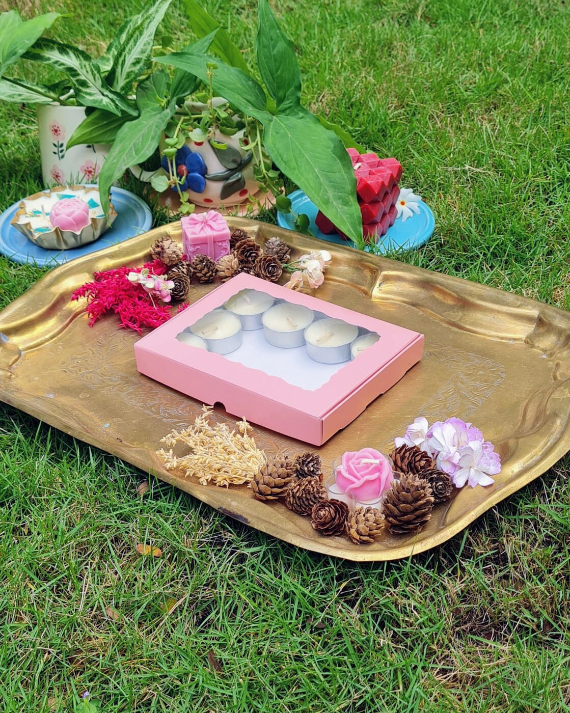12 Tealights Light Pink (Simple)