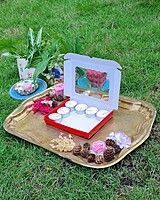 12 Tealights Red (Foil)