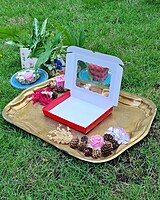 12 Tealights Red (Foil)