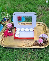 12 Tealights Red (Foil)