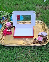 12 Tealights Red (Foil)