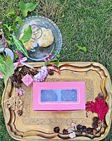 2 Cupcakes Dark Pink (Foil)