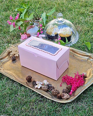 2 Cupcakes Light Pink (Foil)