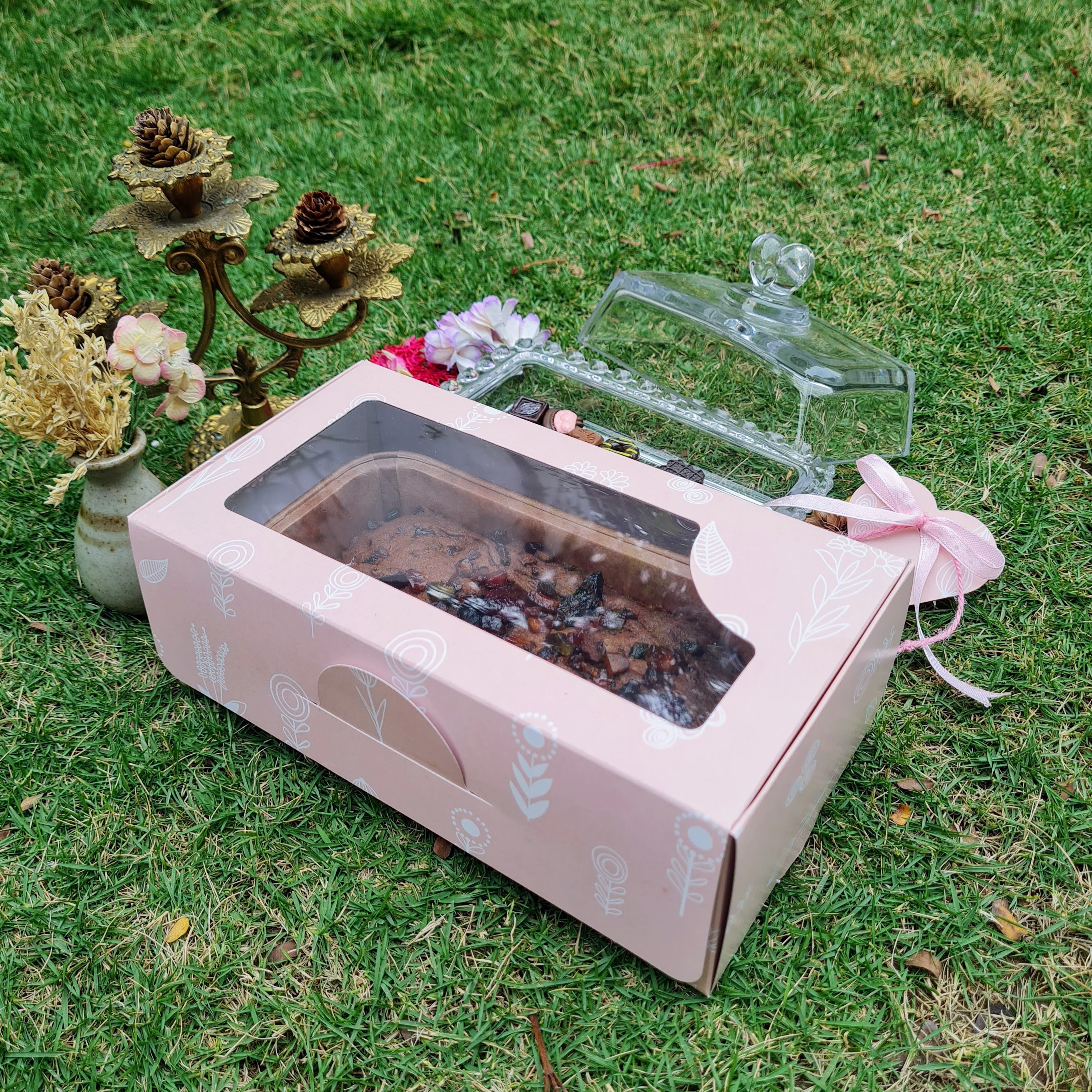 Box Bazaar | Plum Cake / Bread Box Thoda Sa Pink – Cute and Eco-Friendly Packaging