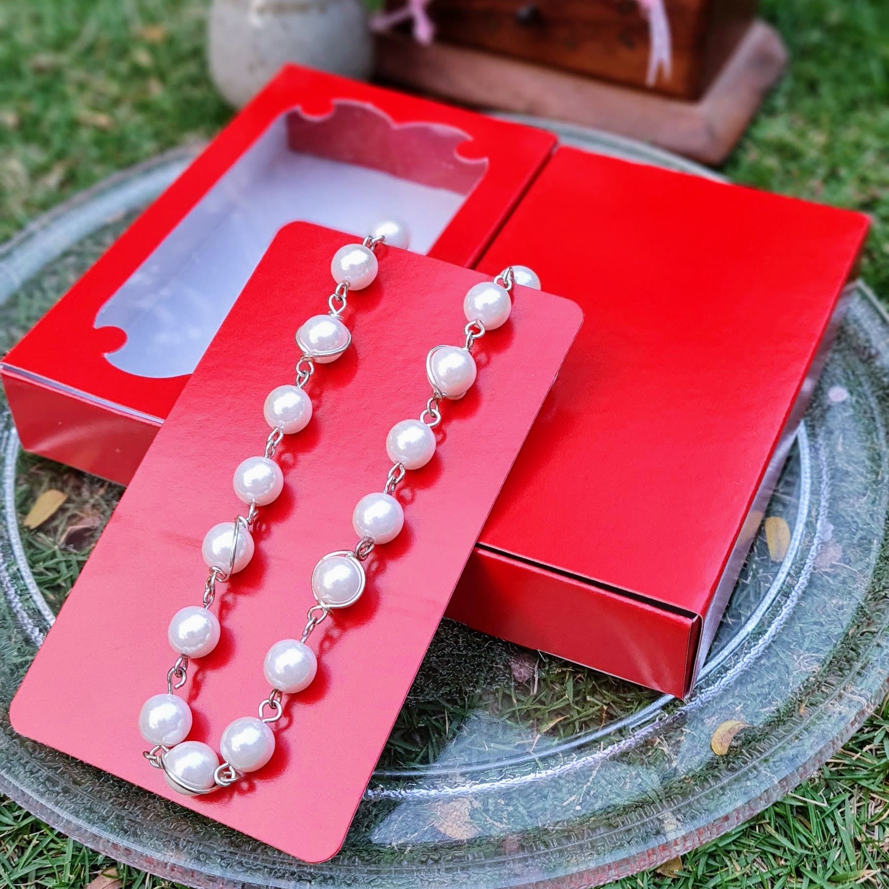 Jewellery 5x3x1 (Window) Red Jewellery 5x3x1 (Window) Red