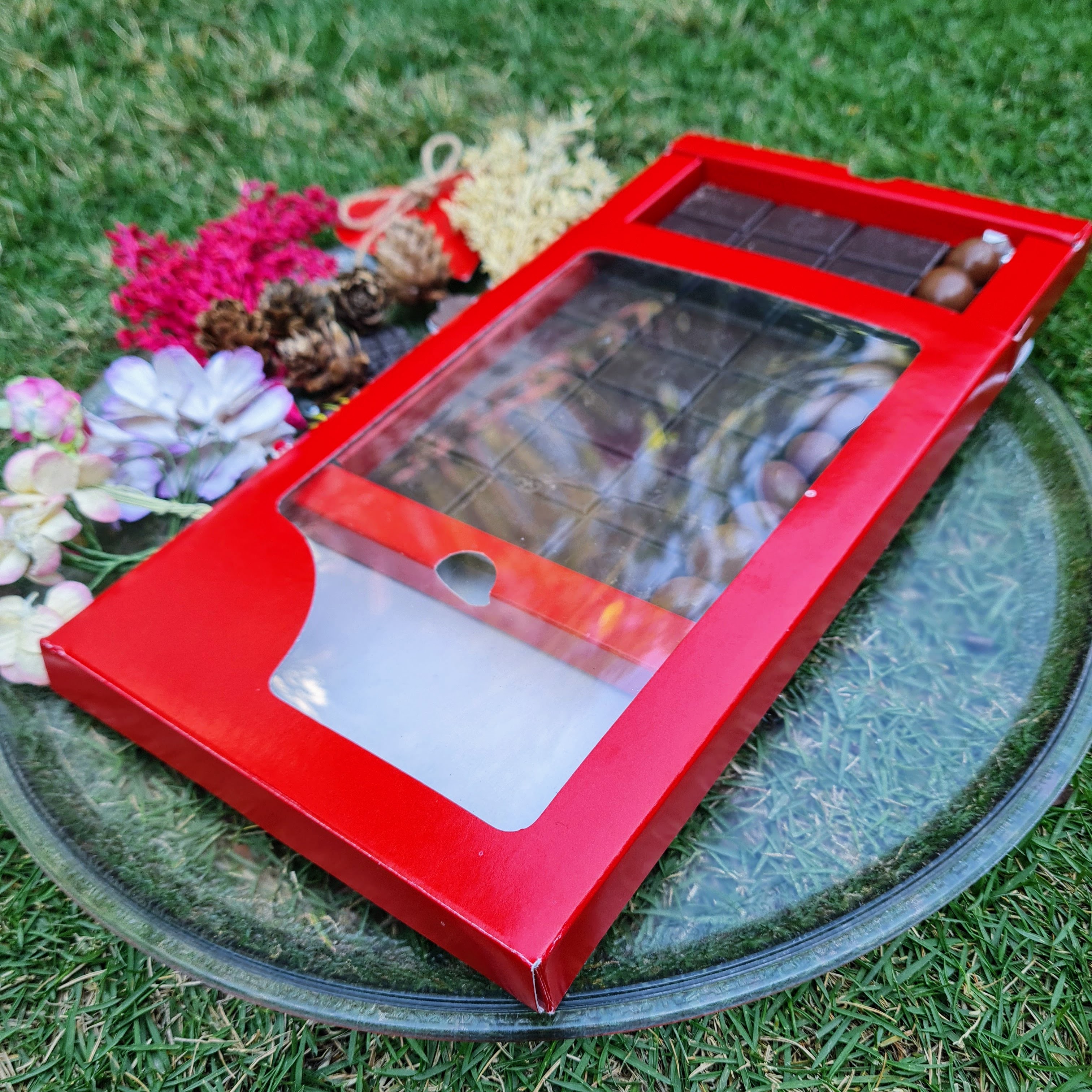 Chocolate Bar Box (Big) Red Chocolate Bar Box (Big) Red