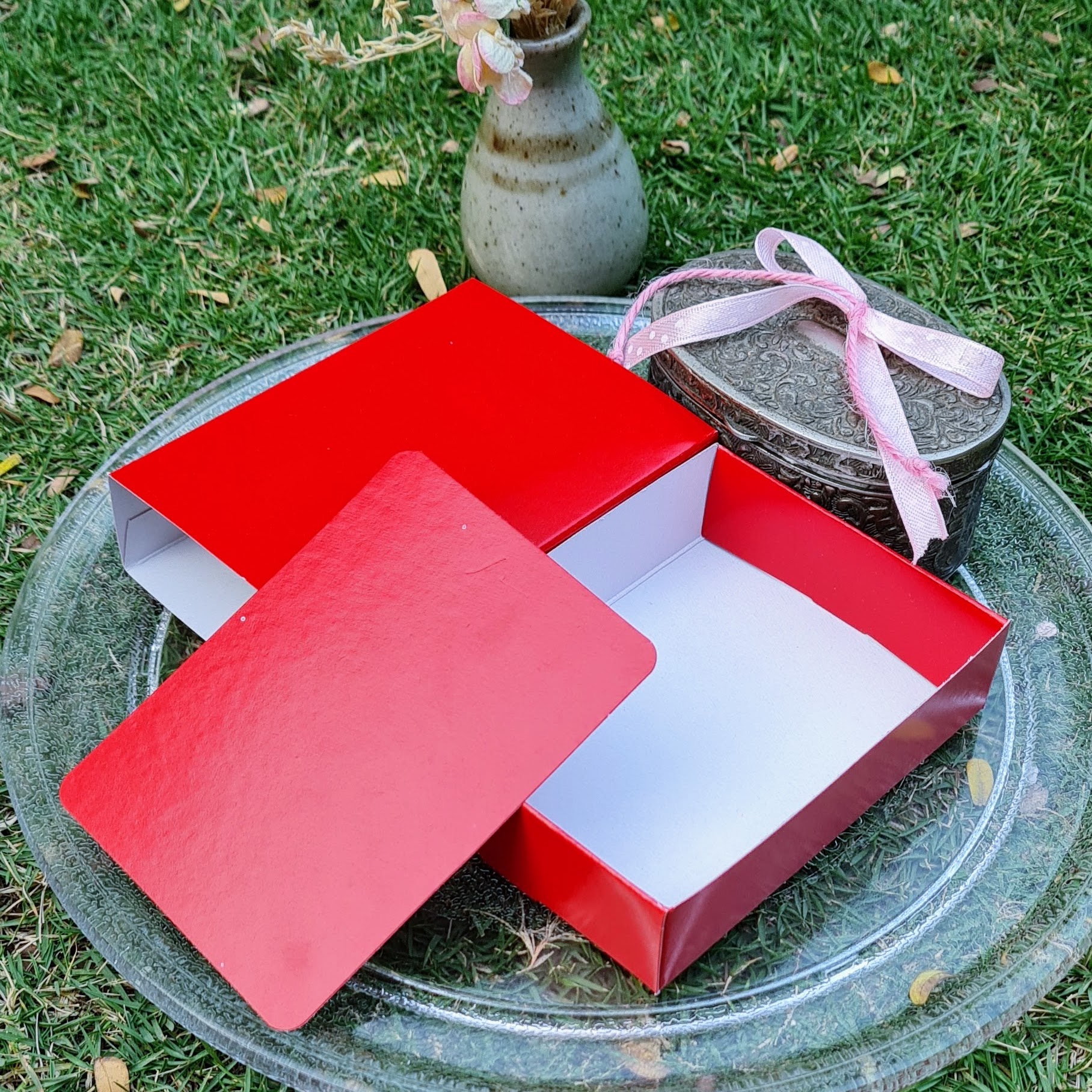 Jewellery 4x3x1 (No Window) Red Jewellery 4x3x1 (No Window) Red