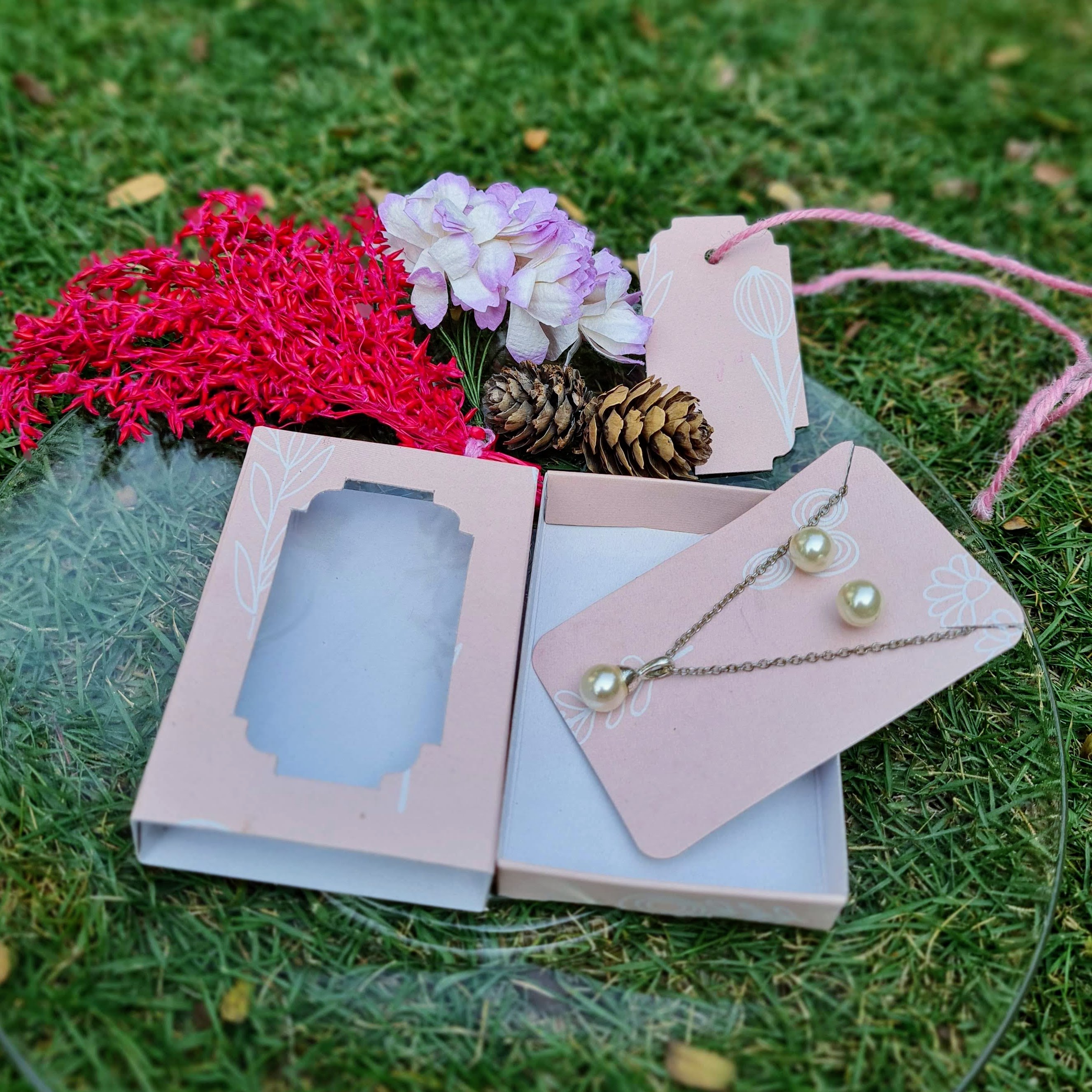 Jewellery 3x2x0.5 (Window) Thoda Sa Pink Jewellery 3x2x0.5 (Window) Thoda Sa Pink