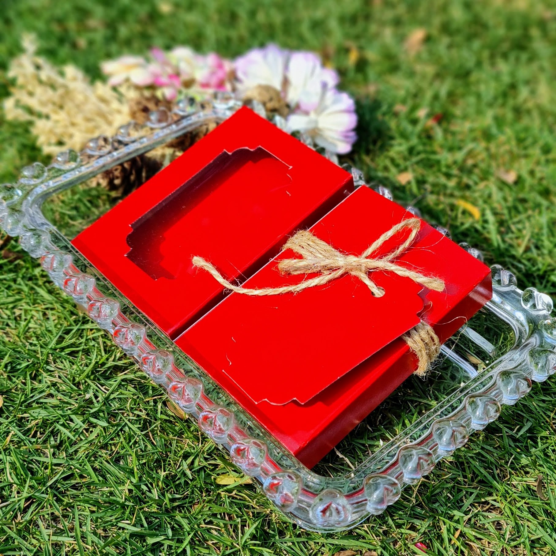 Jewellery 3x2x0.5 (Window) Red Jewellery 3x2x0.5 (Window) Red