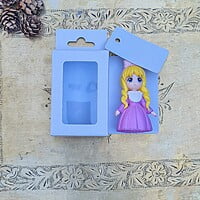 Box Bazaar | 3x2x1 Snow White Hanging Display Box – Elegant Packaging for Jewelry and Chocolates