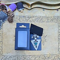 Box Bazaar | 3x2x1 Jet Black Hanging Display Box – Elegant Packaging for Jewelry and Chocolates