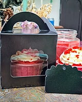 Box Bazaar | 1 Jar Box (Jet Black) – Stylish Packaging for Single Jars or Cupcakes Box Bazaar | 1 Jar Box (Jet Black) – Stylish Packaging for Single Jars or Cupcakes