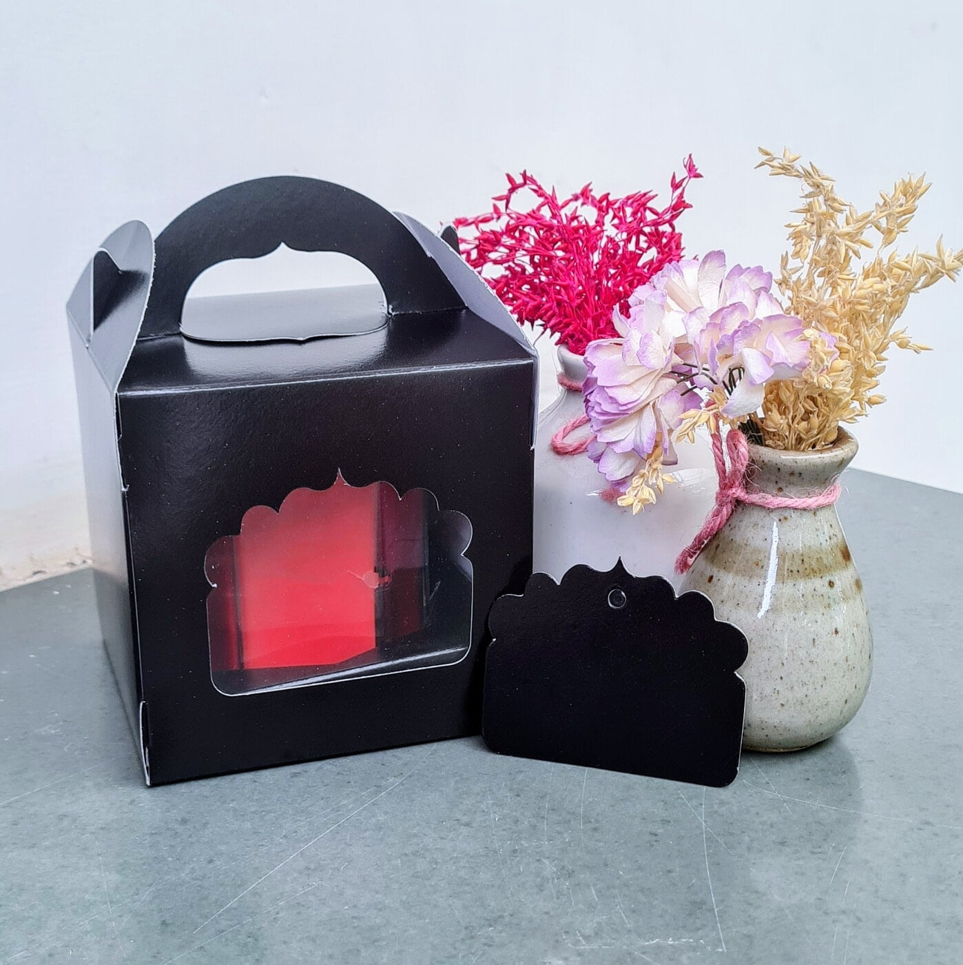 Box Bazaar | 1 Jar Box (Jet Black) – Stylish Packaging for Single Jars or Cupcakes Box Bazaar | 1 Jar Box (Jet Black) – Stylish Packaging for Single Jars or Cupcakes