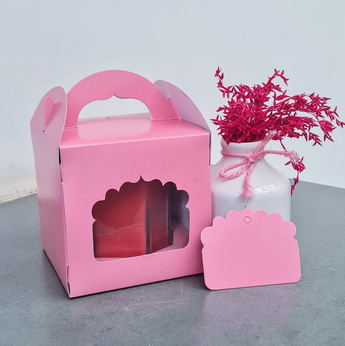 Box Bazaar | 1 Jar Box (Blush Pink) – Elegant Packaging for Single Jars or Cupcakes Box Bazaar | 1 Jar Box (Blush Pink) – Elegant Packaging for Single Jars or Cupcakes