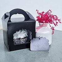 Box Bazaar | 1 Jar Box (Jet Black) – Stylish Packaging for Single Jars or Cupcakes Box Bazaar | 1 Jar Box (Jet Black) – Stylish Packaging for Single Jars or Cupcakes