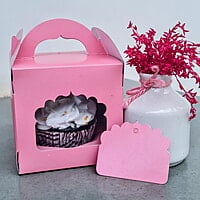Box Bazaar | 1 Jar Box (Blush Pink) – Elegant Packaging for Single Jars or Cupcakes Box Bazaar | 1 Jar Box (Blush Pink) – Elegant Packaging for Single Jars or Cupcakes