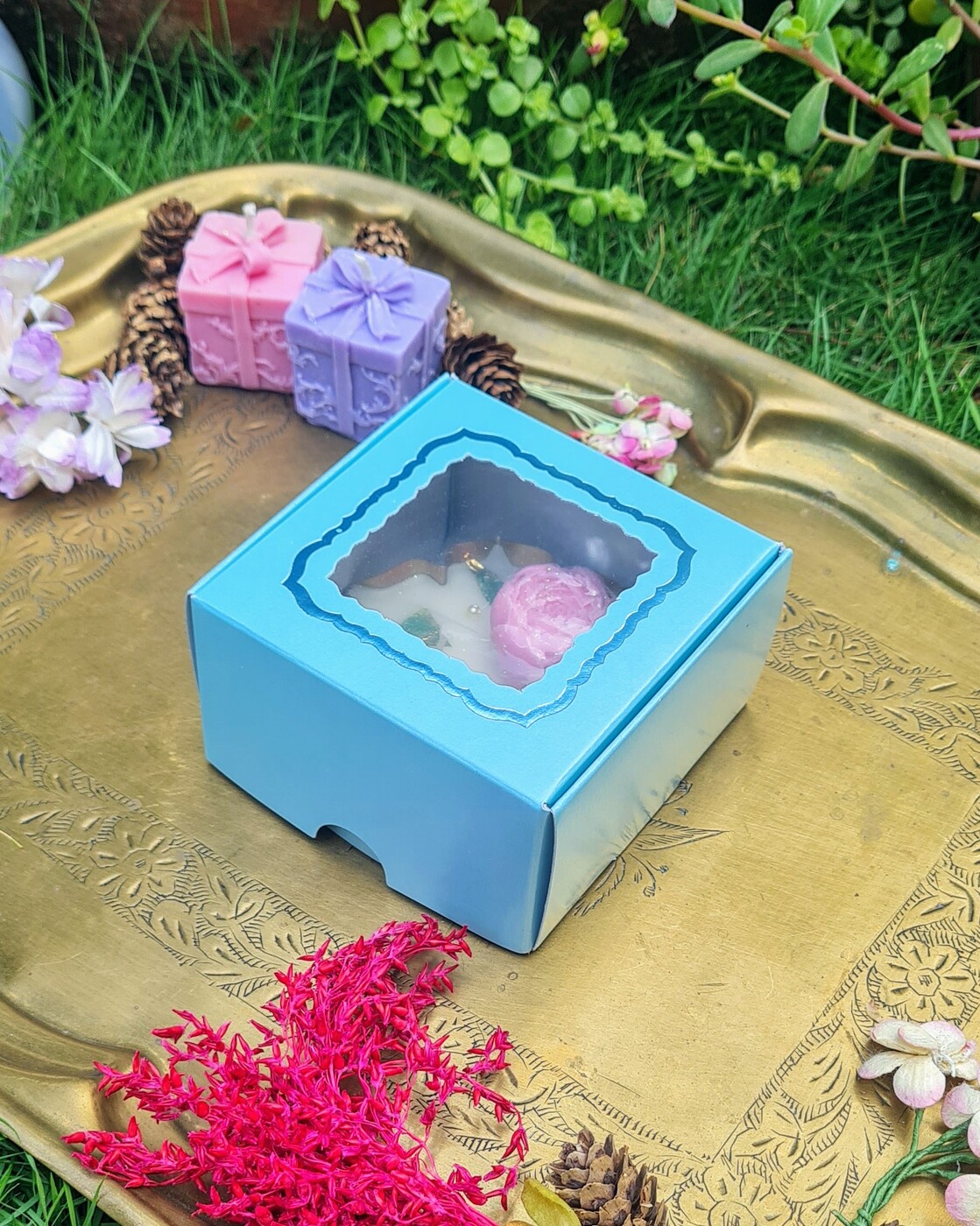 Peony Blue (Foil Print) Peony Blue (Foil Print)