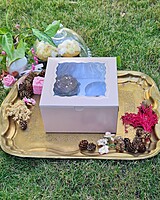 4 Cupcakes Beige (Foil) 4 Cupcakes Beige (Foil)
