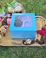 4 Cupcakes Blue (Simple) 4 Cupcakes Blue (Simple)