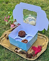 4 Cupcakes Blue (Simple) 4 Cupcakes Blue (Simple)