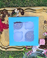 4 Cupcakes Blue (Simple) 4 Cupcakes Blue (Simple)