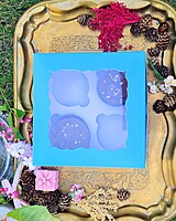4 Cupcakes Blue (Simple) 4 Cupcakes Blue (Simple)