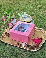 4 Cupcakes Dark Pink (Foil) 4 Cupcakes Dark Pink (Foil)