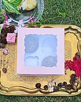 4 Cupcakes Light Pink (Simple) 4 Cupcakes Light Pink (Simple)