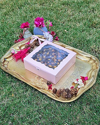 4pc-plain-light-pink-brownie-box-320gsm-vadodara