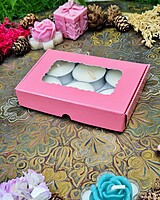 6 Tealights Dark Pink (Simple) 6 Tealights Dark Pink (Simple)